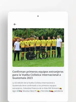 La Vuelta a Guate android App screenshot 4